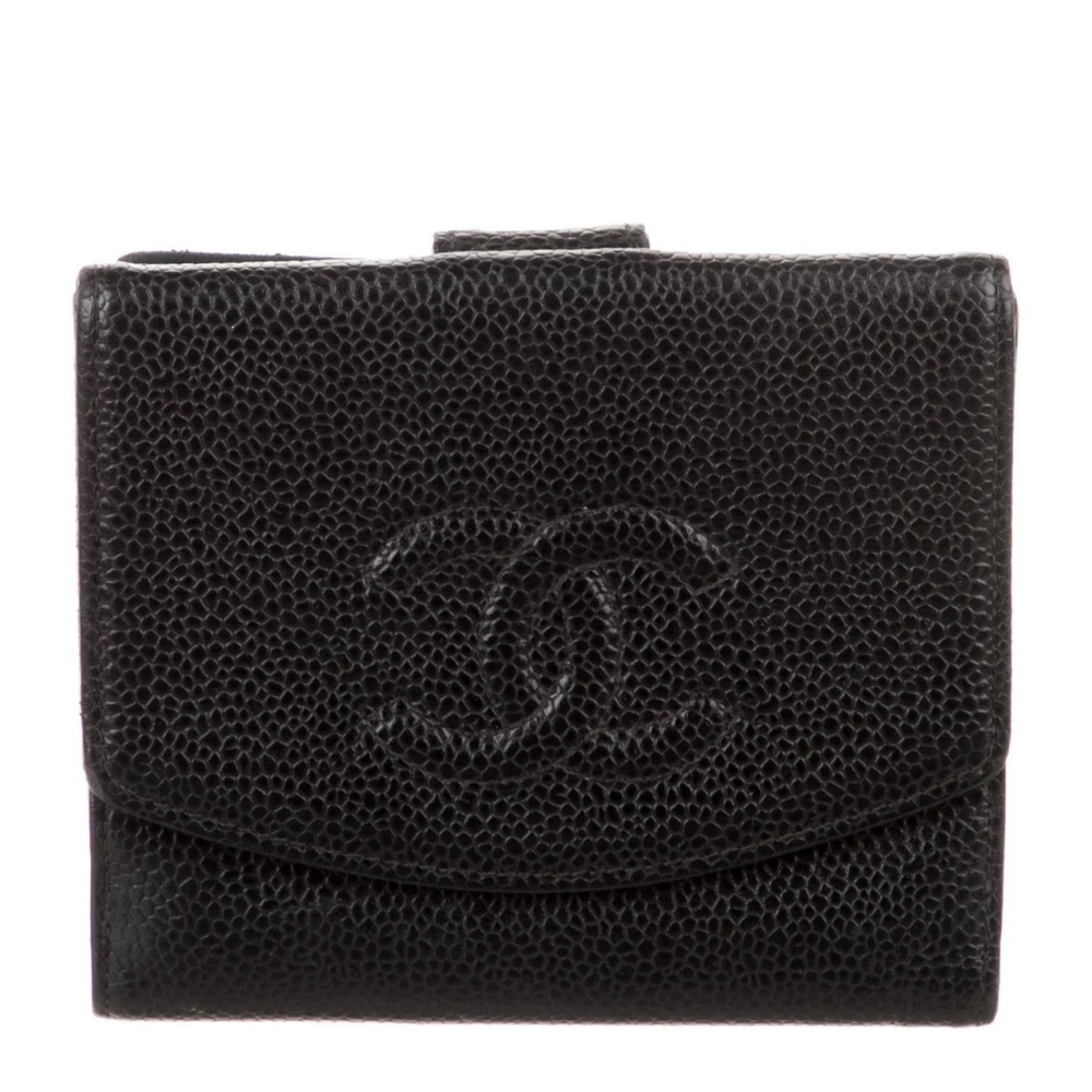 Chanel Black Leather Wallet